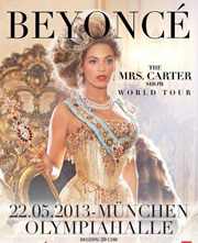 Beyoncé  - The Mrs. Carter Show in der Olympiahalle
